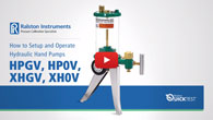 HPGV Hydraulic Hand Pumps How To Video